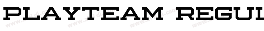 playteam Regular字体转换 playteam Regular字体转换